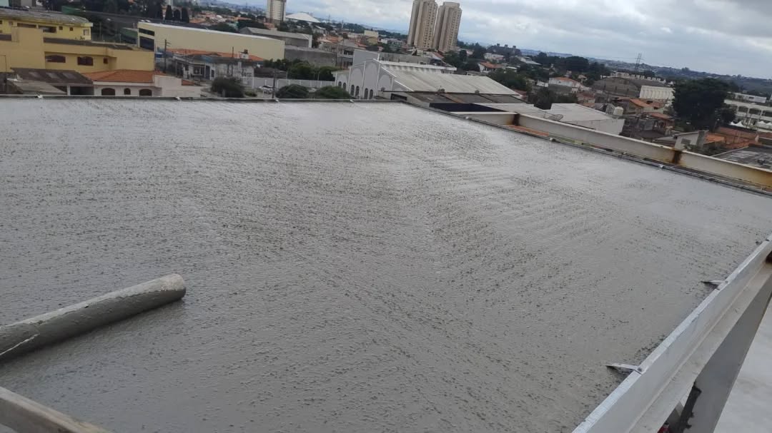 Concretagem em laje
